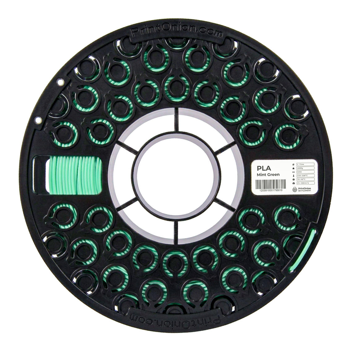 PrintOnion PLA Mintgrön, 1,75 mm